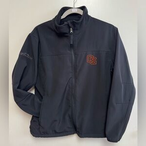 Oregon State Beavers Granyte Black Soft-shell Jacket, Men’s Large